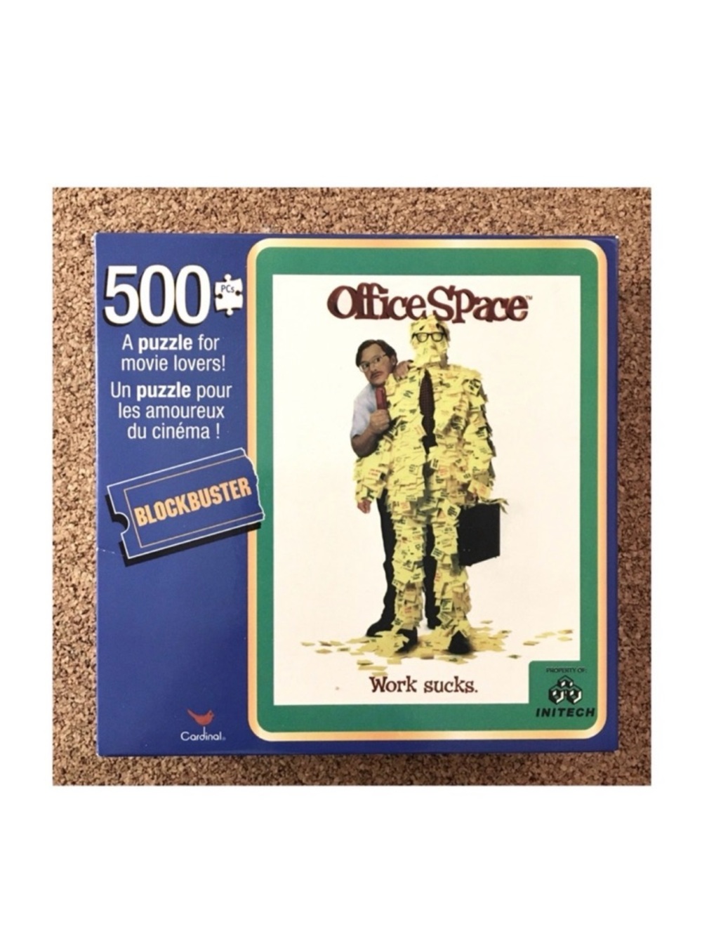๐ Office Space Movie Lover Puzzle 500 PC Blockbuster